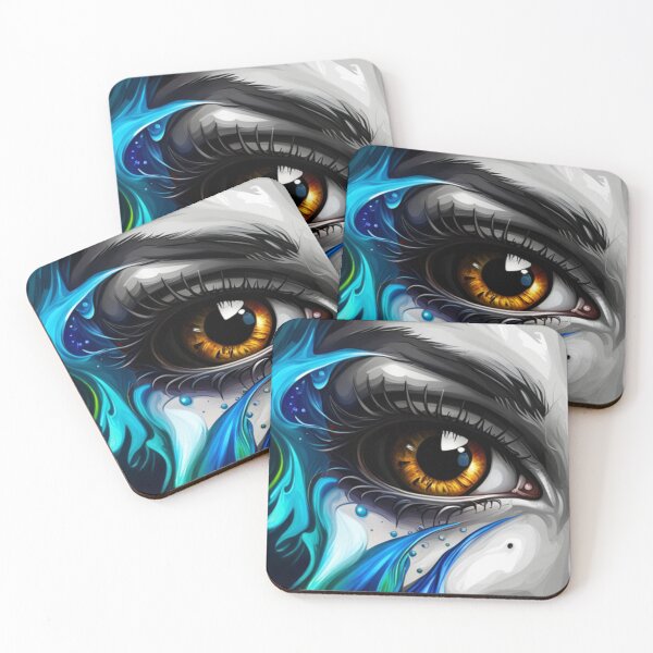 Item preview, Vibrant Visions A Liquid Art Eye Design designed and sold by Posivibez Designs.