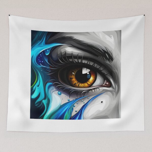 Item preview, Vibrant Visions A Liquid Art Eye Design designed and sold by Posivibez Designs.