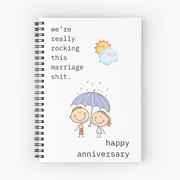 Item preview, Cute Meaningful Anniversary Card - Rocking this Marriage through thick and thin designed and sold by Meg Mango.