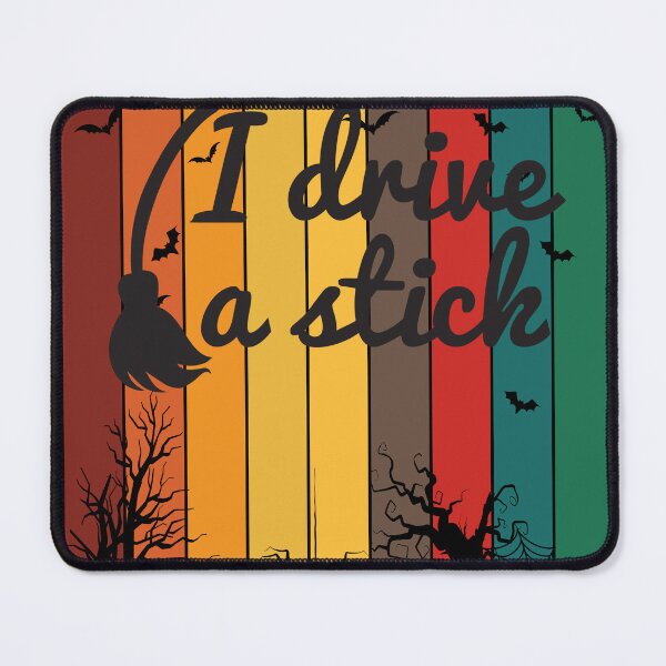 Item preview, halloween, I Drive a Stick, Colorful Sunset designed and sold by Sunmoonlove.