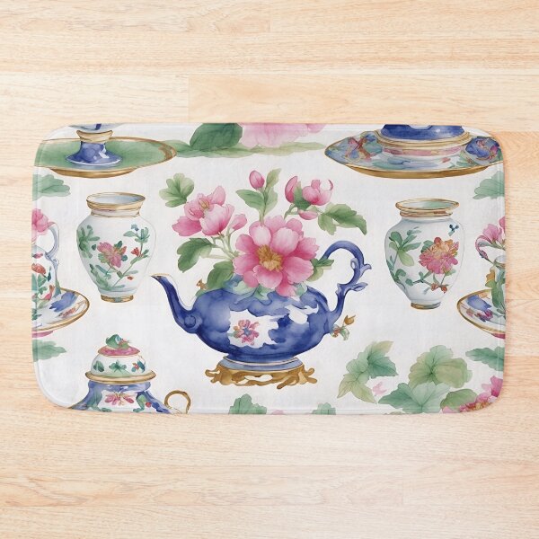 Item preview, Porcelain and chinoiserie peonies designed and sold by SophieClimaArt.