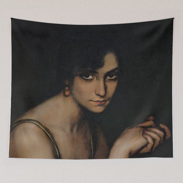 Item preview, Moody Woman Vintage Portrait designed and sold by vintagevivian.
