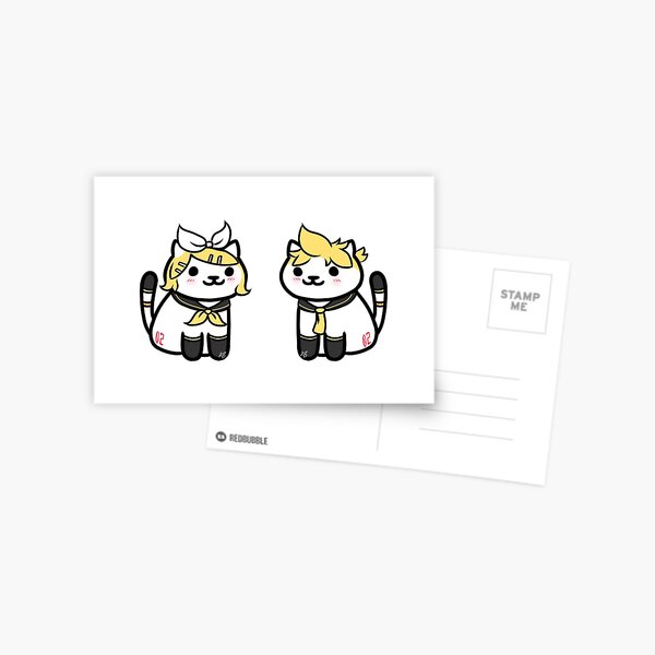 Item preview, Neko Atsume Kagamine Rin & Len designed and sold by Creepy Sweets.