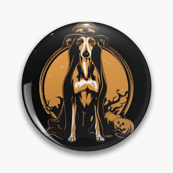 Artikelvorschau, Halloween Galgo Espanol Windhund Spanisch entworfen und verkauft von PiggyBoxer.