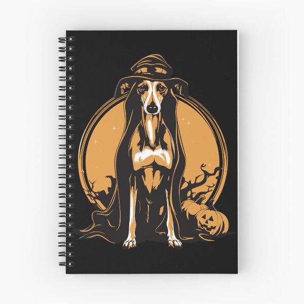 Artikelvorschau, Halloween Galgo Espanol Windhund Spanisch entworfen und verkauft von PiggyBoxer.
