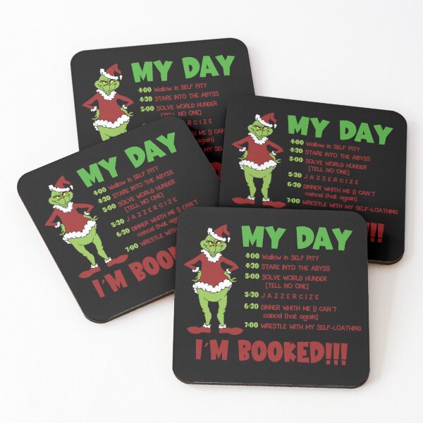 Item preview, The Grinch's Busy Schedule designed and sold by charlotte-print.