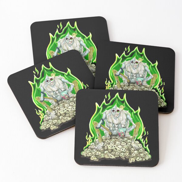 Item preview, BMO and Jerry / the Lich designed and sold by Lavinia Knight.