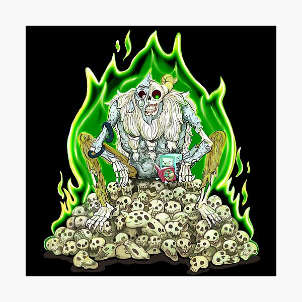 BMO and Jerry / the Lich Photographic Print