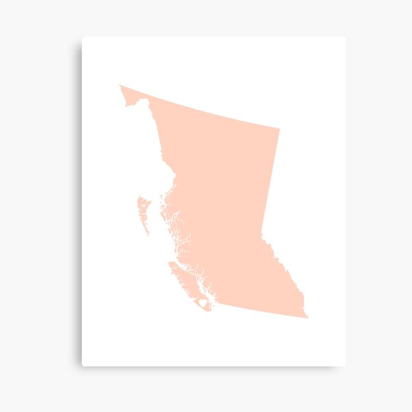 Item preview, British Columbia Love in Peach designed and sold by Maren Misner.