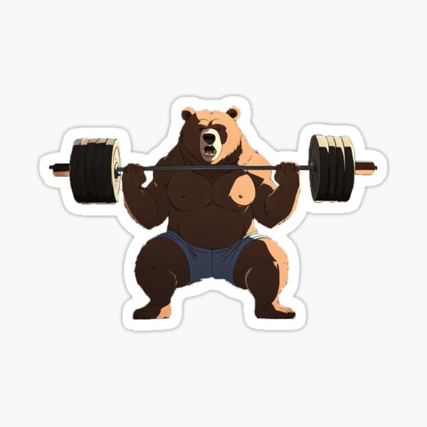 Weightlifting Bear Weight Lifting T Shirt Funny 