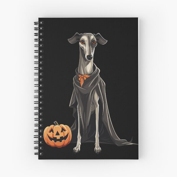 Artikelvorschau, Halloween Galgo Espanol Windhund Spanisch entworfen und verkauft von PiggyBoxer.