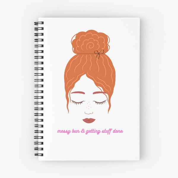 Item preview, Messy Bun, Getting Stuff Done! Pink! designed and sold by ChaosTees.