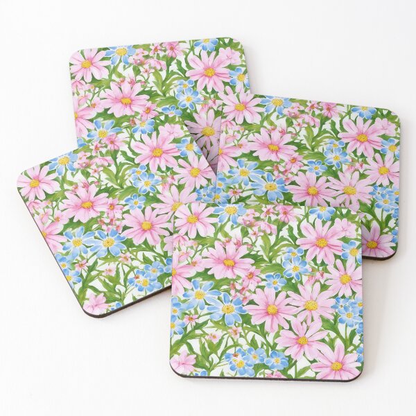 Item preview, Daisies and Forgetmenots designed and sold by SophieClimaArt.