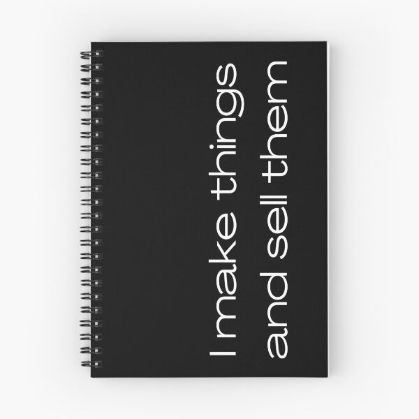 Item preview, I Make Things Creator Oversimplified Black and White designed and sold by Sunshine-Dreams.