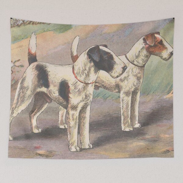 Item preview, Castellan F Fox Terriers 1 designed and sold by will-o-wares.