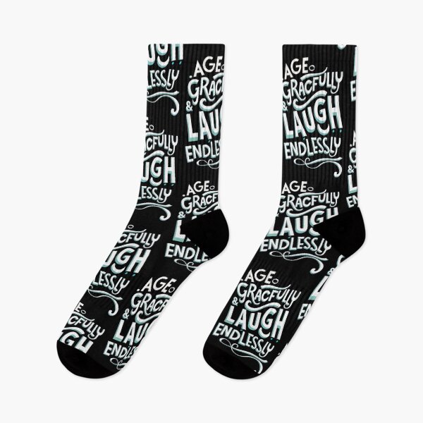 Item preview, Age Gracefully and Laugh Endlessly  designed and sold by Neontuna.