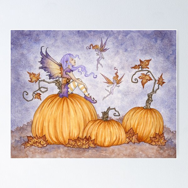 Item preview, Pumpkin Magick designed and sold by AmyBrownArt.