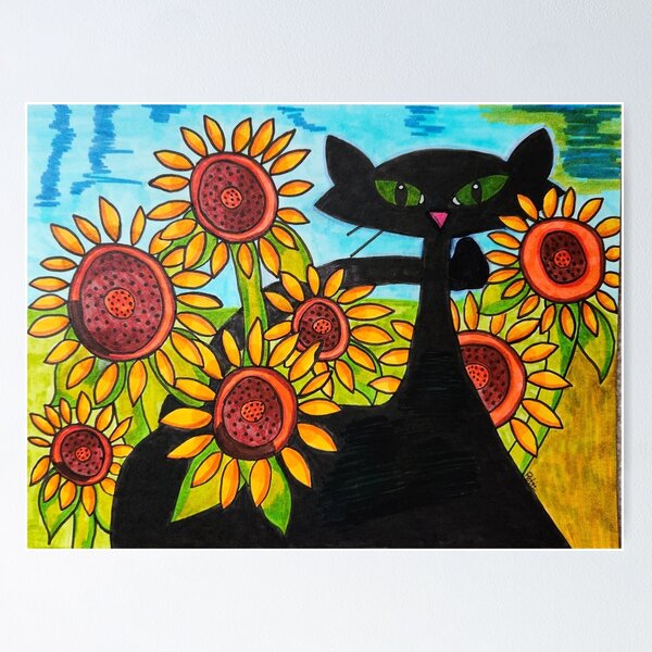 Happy Cat Poster