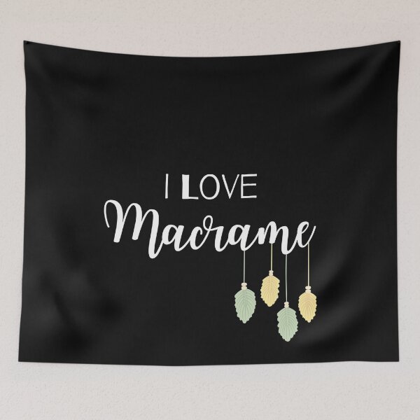 Item preview, I love Macrame designed and sold by AAcrew.