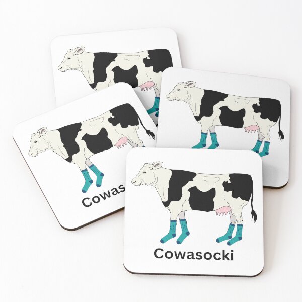 Item preview, Cowasocki cow with socks designed and sold by Linda La Guardia.