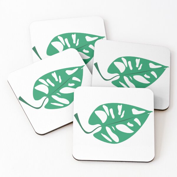 Item preview, Monstera adansonii houseplant leaf designed and sold by ModernAndFunky.