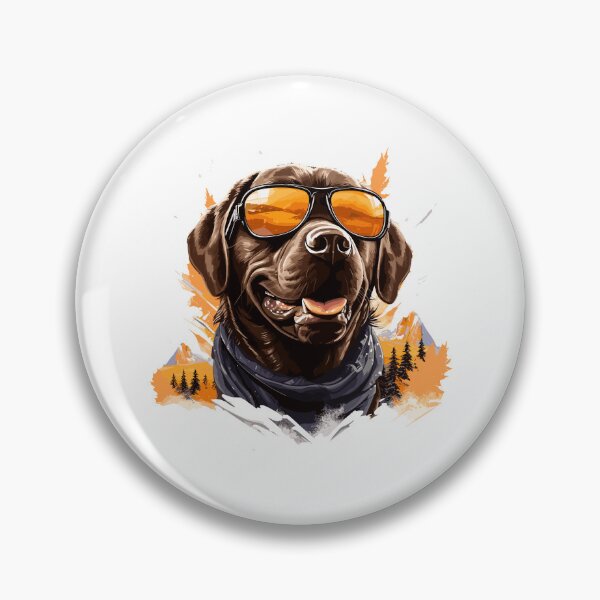 Item preview, Mountain Magic: Chocolate Labrador's Halloween Ski Adventure Tee designed and sold by Moisky Patterns.