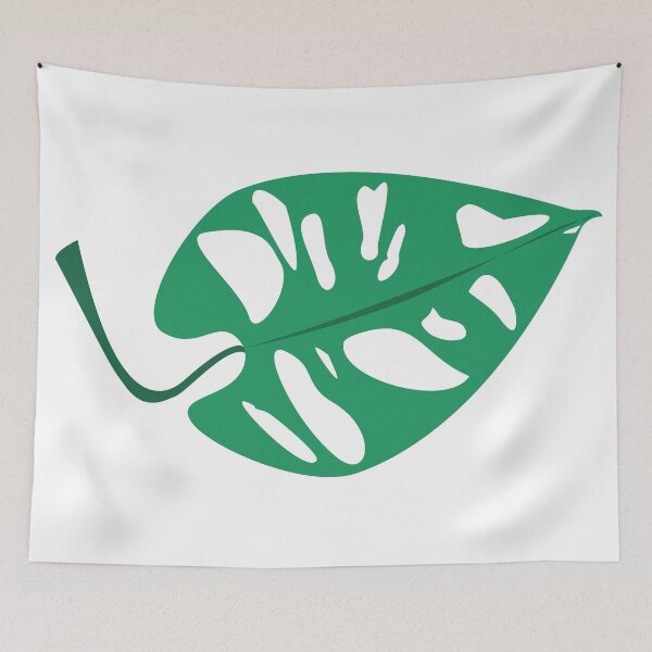 Item preview, Monstera adansonii houseplant leaf designed and sold by ModernAndFunky.