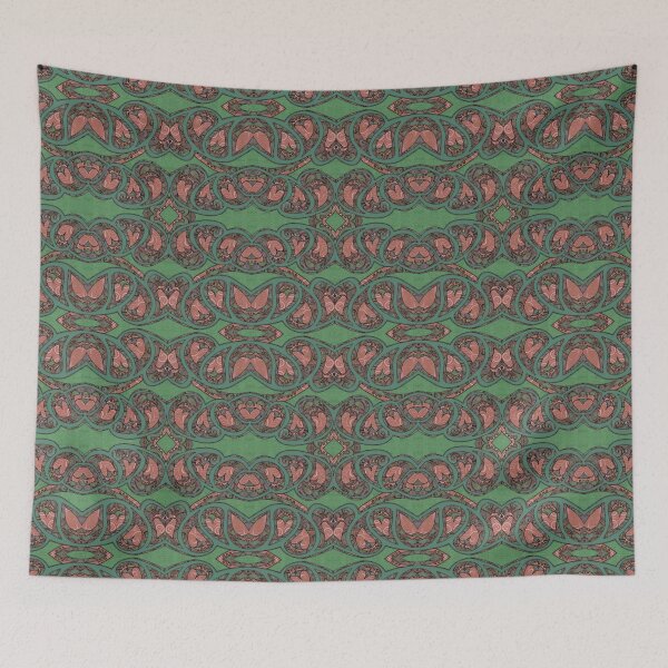 Item preview, Bohemian Tikitribal Green designed and sold by Deborah Maxemow.