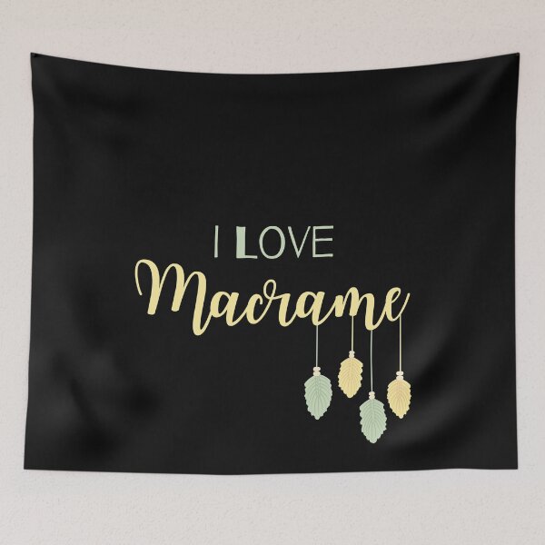 Item preview, I love Macrame designed and sold by AAcrew.