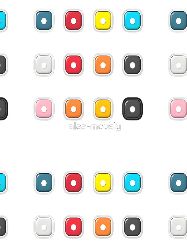 Thumbnail 4 of 4, iPhone Case, Colorful Button Collection designed and sold by alaa-mously.