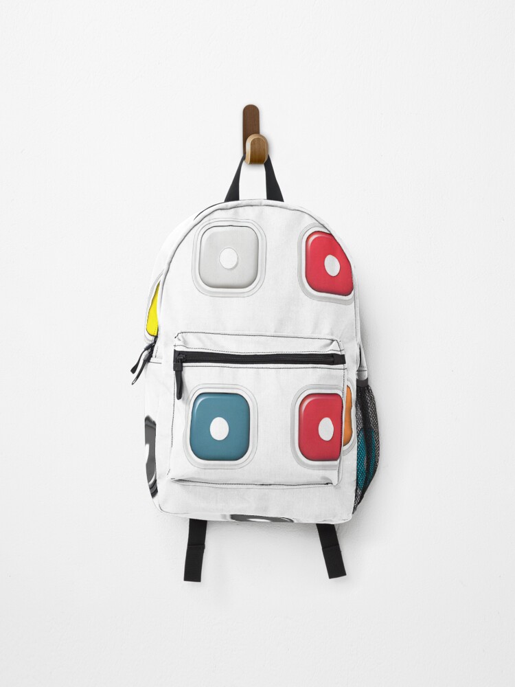 Thumbnail 1 of 3, Backpack, Colorful Button Collection designed and sold by alaa-mously.