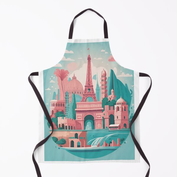 Item preview, Colosseum Rome, Eiffel Tower Paris, Taj Mahal India, Leaning Tower of Pisa, Great Wall of China, Sydney Opera House designed and sold by WallAndArt.