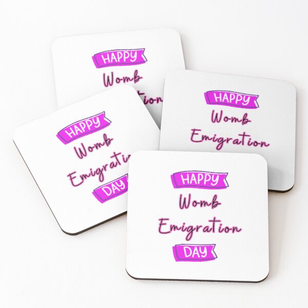Item preview, Happy Womb Emigration Day! funny birthday wishes funny birthday quotes designed and sold by Renovapring ⭐⭐⭐⭐⭐.