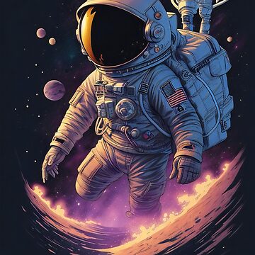 A spaceman lost, floating in the milky way