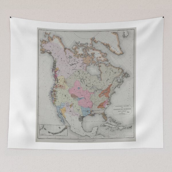 Item preview, Language Classes of North American Native People 1890 designed and sold by Daniel Hagerman.
