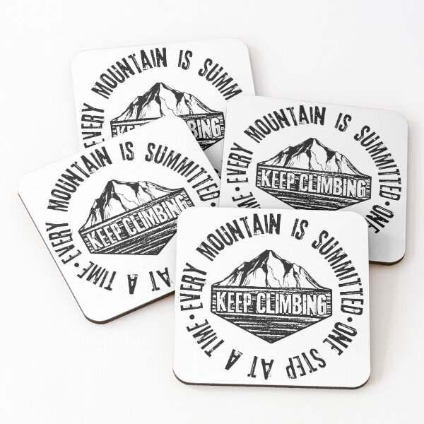 Item preview, Climb Every Mountain - Encouraging Tshirt Slogan designed and sold by Rebecca Turk.