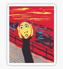 Le Cri - The Scream Sticker