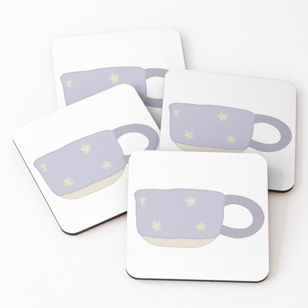 Item preview, Purple ceramic flower mug designed and sold by Happyclayco.