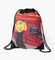 Le Cri - The Scream Drawstring Bag