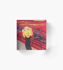 Le Cri - The Scream Bloc acrylique