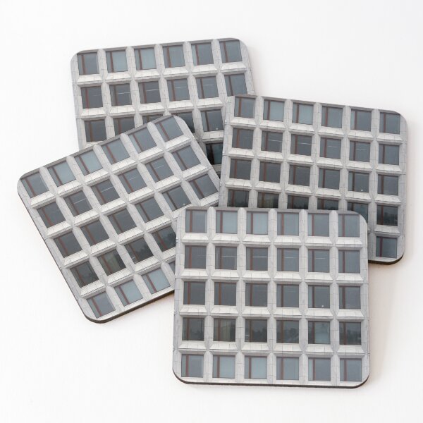 Item preview, Modern office building with cube style façade. designed and sold by Luggnagg.