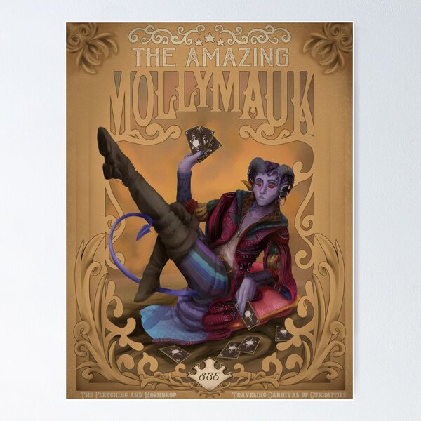 Item preview, The Amazing Mollymauk  designed and sold by madlyinlov3.
