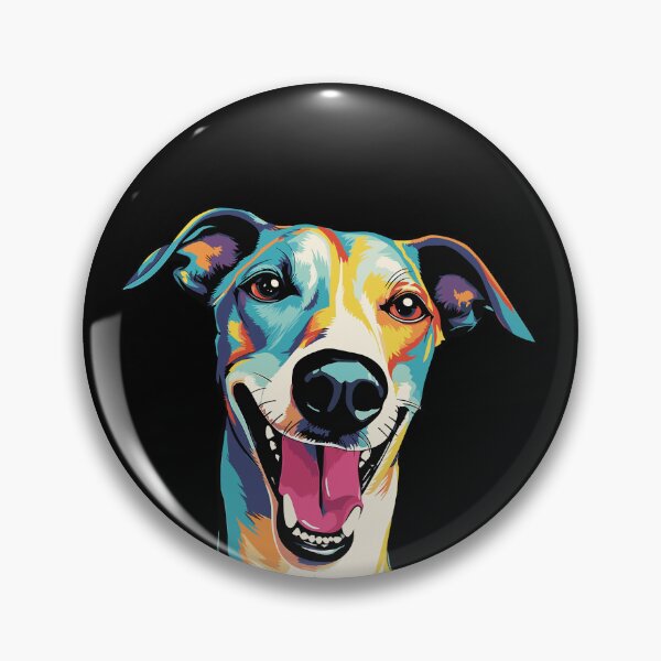Artikelvorschau, Bunter Cartoon Galgo Espanol Windhund Spanisch entworfen und verkauft von PiggyBoxer.