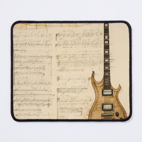 Item preview, Musical Notes and Guitar designed and sold by alaa-mously.