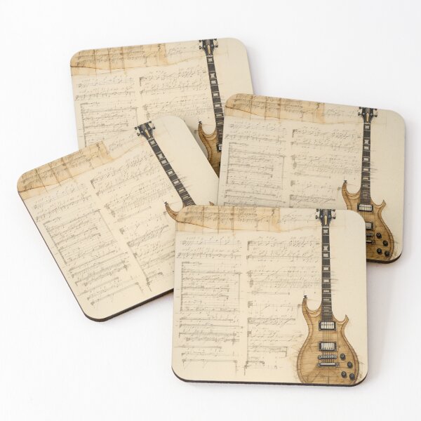 Item preview, Musical Notes and Guitar designed and sold by alaa-mously.