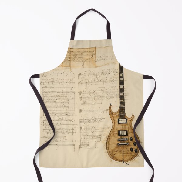Item preview, Musical Notes and Guitar designed and sold by alaa-mously.