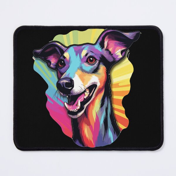 Item preview, Colorful Cartoon Galgo Espanol Greyhound Spanish designed and sold by PiggyBoxer.