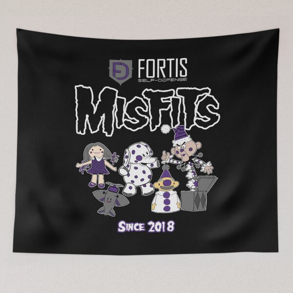 Item preview, Fortis Misfits White Logo designed and sold by TeeArcade84.