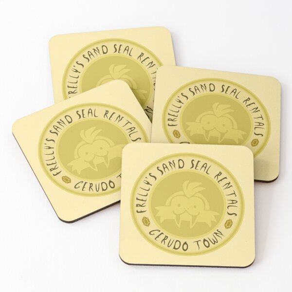 Item preview, Yellow Sand Seal Pattern designed and sold by IconicFinds.