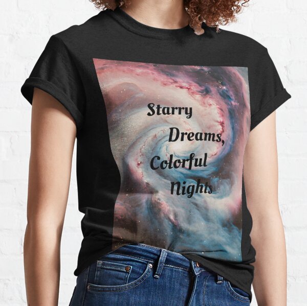 Item preview, Starry Dreams Colorful Nights designed and sold by urbanteewiz.